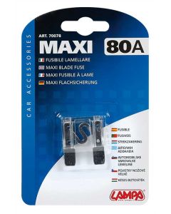LAMPA - Fusibile lamellare Maxi, 12/32V - 80A