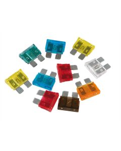 LAMPA - Set 10 fusibili lamellari assortiti, 12/32V