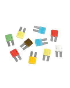 LAMPA - Set 10 micro fusibili lamellari Micro-Due assortiti, 12/32V