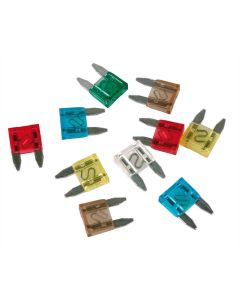 LAMPA - Set 10 micro-fusibili lamellari assortiti, 12/32V