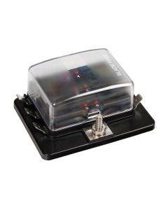LAMPA - Fuse Block, scatola portafusibili, 1 entrata - 6 uscite, 12/24V