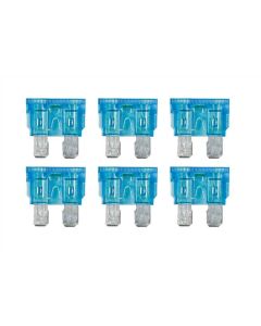LAMPA - Smart Led, set 6 fusibili lamellari con spia a led, 12/32V - 15A