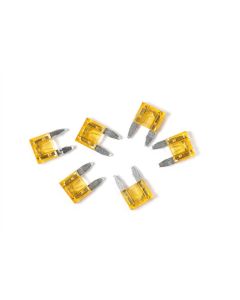 LAMPA - Smart Led, set 6 micro-fusibili lamellari con spia a led, 12/32V - 5A