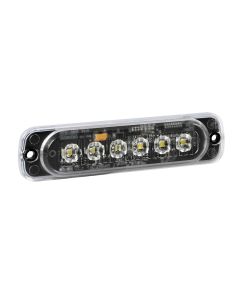 LAMPA - Luce strobo multifunzione a 6 Led, 12/24V - Bianco