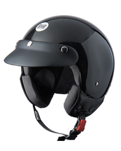 BHR 803 - Casco Simply Nero Lucido Demi Jet