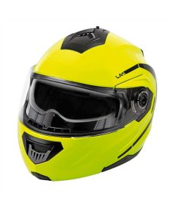 LAMPA - LA-1, casco modulare - Giallo fluo - S