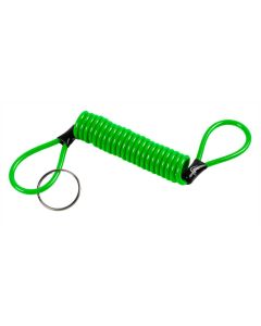 LAMPA - Reminder, cavetto di sicurezza a spirale - Verde
