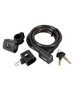 LAMPA - Cavo antifurto in acciaio a spirale Ø 10 mm - 120 cm