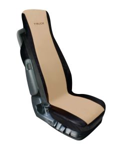 LAMPA - Elisa-2, coprisedile in poliestere e Skeentex per camion - Beige/Nero