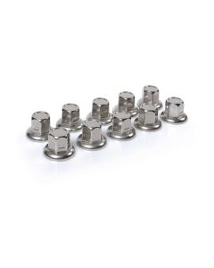 LAMPA - Set 10 copribulloni in acciaio inox - Ø 32 mm