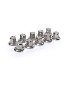 LAMPA - Set 10 copribulloni in acciaio inox - Ø 33 mm