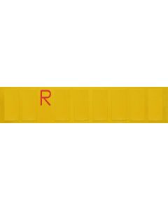 LAMPA - Targa ripetitrice provvisoria per rimorchi - 480x110 mm
