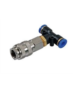 LAMPA - T-1, connettore aria ad attacco rapido, Ø 6 mm