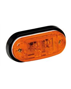 LAMPA - Luce ingombro a 2 Led, 24V - Arancio