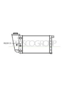 PRASCO AB017R002 - Radiatore, Raffreddamento motore