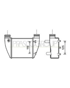 PRASCO AD022N009 - Intercooler