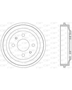OPEN PARTS BAD900010 - Tamburo freno