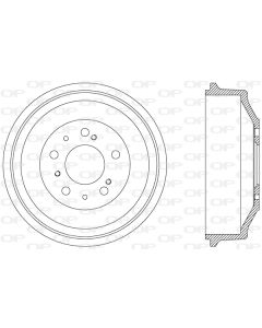 OPEN PARTS BAD900310 - Tamburo freno