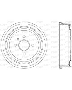 OPEN PARTS BAD903720 - Tamburo freno