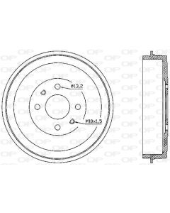 OPEN PARTS BAD904310 - Tamburo freno