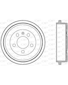 OPEN PARTS BAD905410 - Tamburo freno