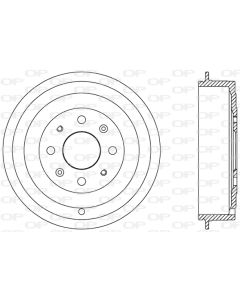 OPEN PARTS BAD906510 - Tamburo freno