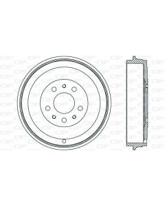 OPEN PARTS BAD909310 - Tamburo freno