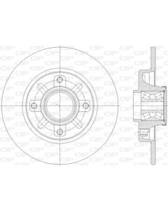 OPEN PARTS BDA284130 - Discofreno