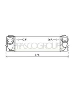 PRASCO BM804N002 - Intercooler