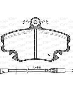 OPEN PARTS BPA014132 - Kit pastiglie freno, Freno a disco