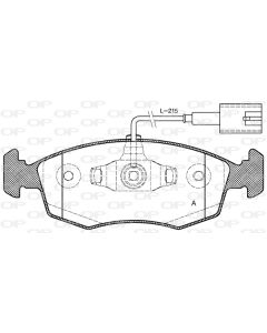 OPEN PARTS BPA017252 - Kit pastiglie freno, Freno a disco
