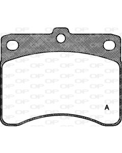 OPEN PARTS BPA023200 - Kit pastiglie freno, Freno a disco