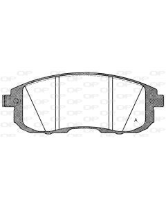OPEN PARTS BPA029314 - Kit pastiglie freno, Freno a disco