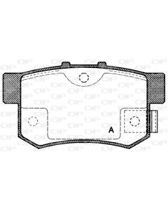 OPEN PARTS BPA032502 - Kit pastiglie freno, Freno a disco