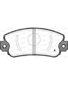 OPEN PARTS BPA037200 - Kit pastiglie freno, Freno a disco