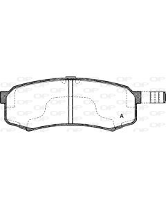 OPEN PARTS BPA041304 - Kit pastiglie freno, Freno a disco