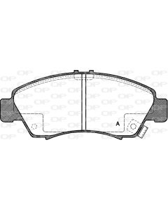 OPEN PARTS BPA041902 - Kit pastiglie freno, Freno a disco