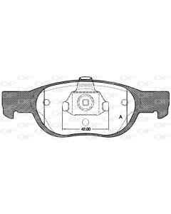 OPEN PARTS BPA058810 - Kit pastiglie freno, Freno a disco
