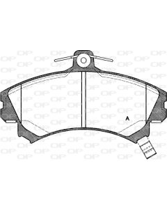 OPEN PARTS BPA059002 - Kit pastiglie freno, Freno a disco