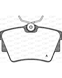 OPEN PARTS BPA059130 - Kit pastiglie freno, Freno a disco