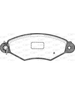 OPEN PARTS BPA064300 - Kit pastiglie freno, Freno a disco