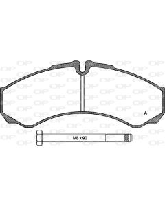 OPEN PARTS BPA065100 - Kit pastiglie freno, Freno a disco