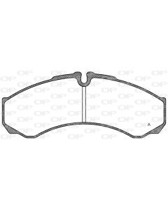 OPEN PARTS BPA065110 - Kit pastiglie freno, Freno a disco