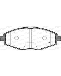 OPEN PARTS BPA069600 - Kit pastiglie freno, Freno a disco