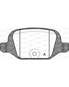 OPEN PARTS BPA072700 - Kit pastiglie freno, Freno a disco