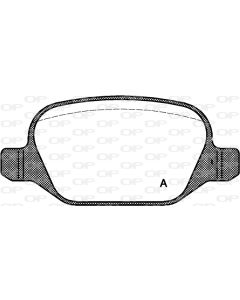 OPEN PARTS BPA072710 - Kit pastiglie freno, Freno a disco