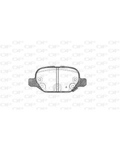 OPEN PARTS BPA072732 - Kit pastiglie freno, Freno a disco