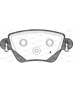 OPEN PARTS BPA077700 - Kit pastiglie freno, Freno a disco