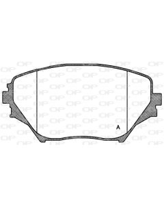 OPEN PARTS BPA081300 - Kit pastiglie freno, Freno a disco