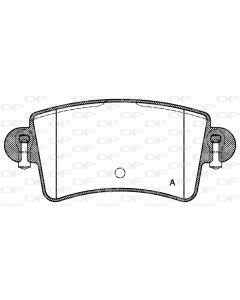OPEN PARTS BPA083300 - Kit pastiglie freno, Freno a disco